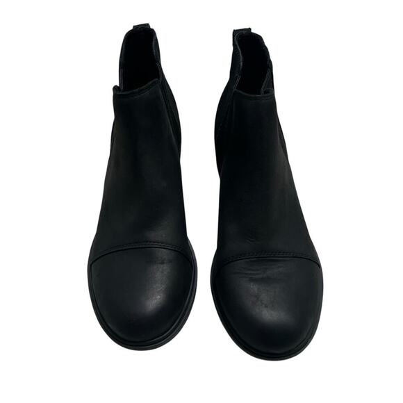 SOREL EVIE™ II WOMEN'S CHELSEA Boots /‎ Wedge Booties - Black Logo - size 9.5 - Picture 3 of 10